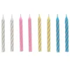 24 Birthday Candles - Assorted Colours