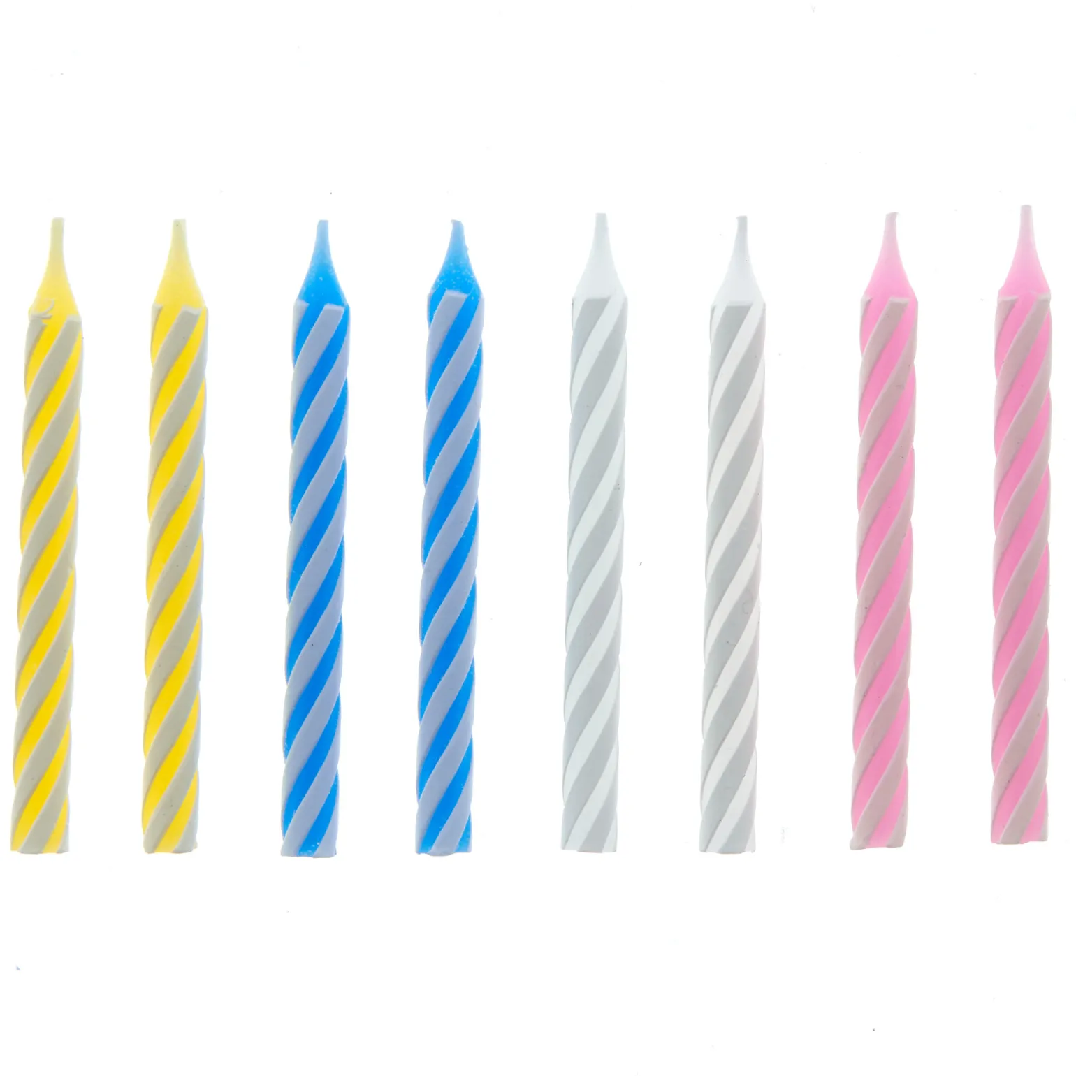 24 Cake Candles & 12 Holders