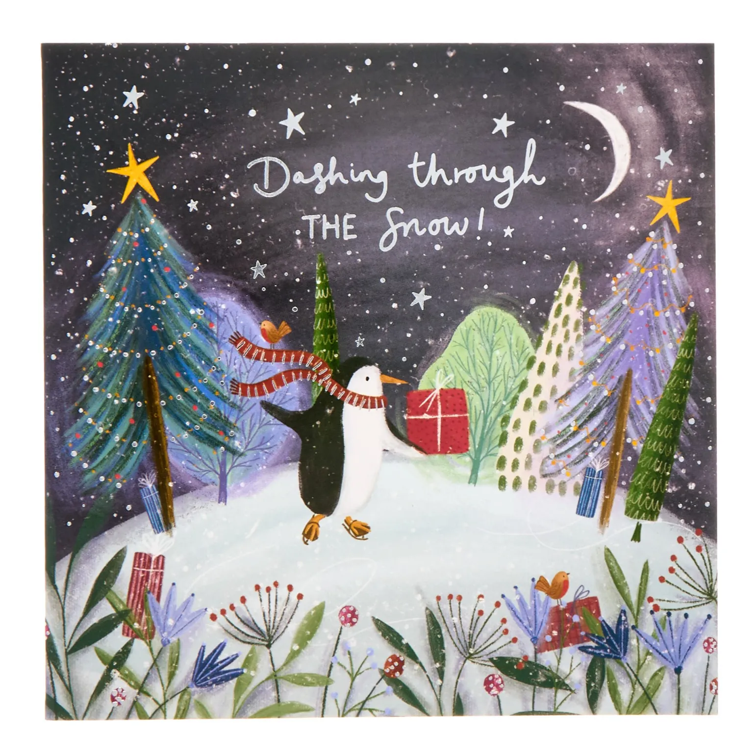 16 Charity Christmas Cards - Penguins (2 Designs)