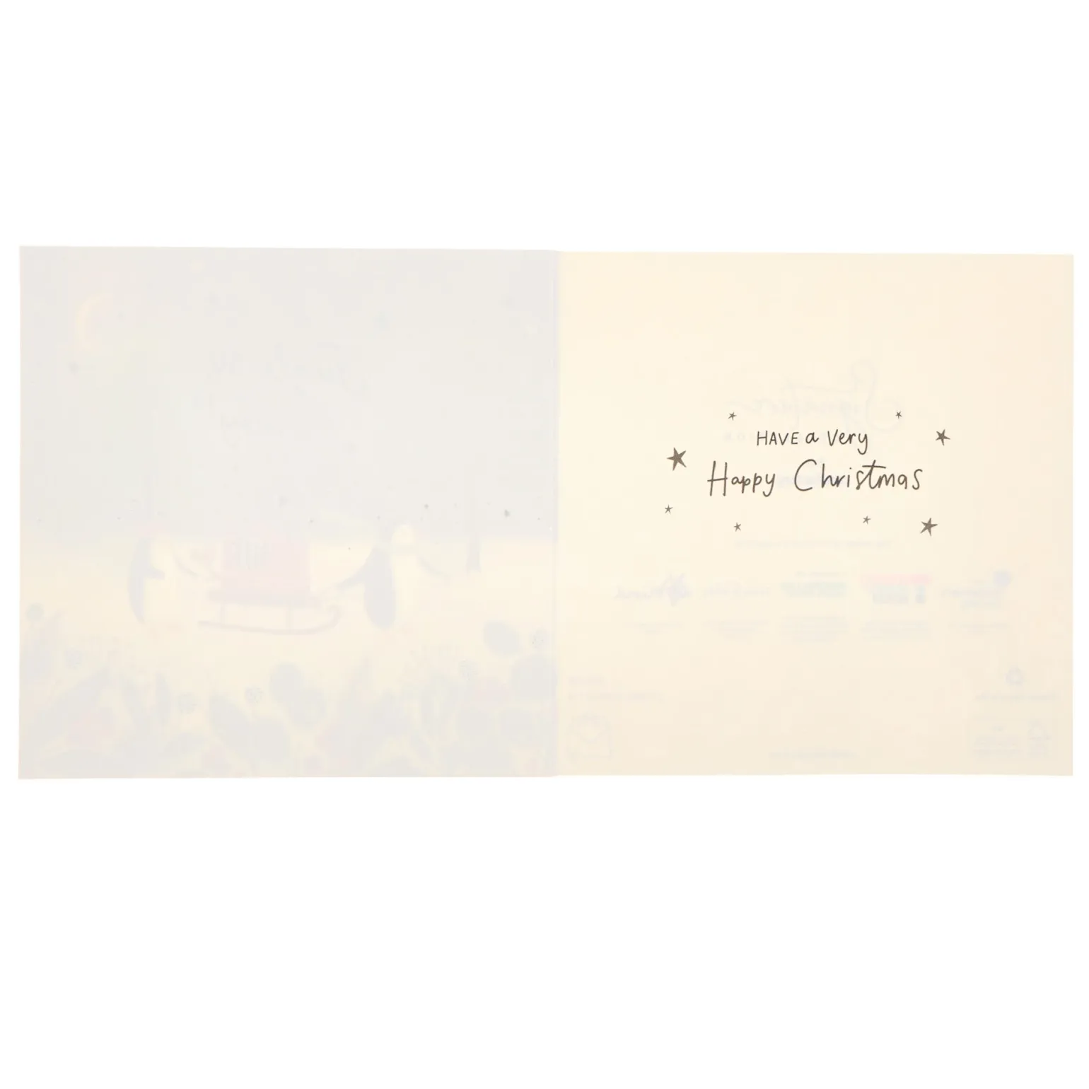 16 Charity Christmas Cards - Penguins (2 Designs)