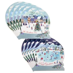 16 Charity Christmas Cards - Cutout Snowglobes (2 Designs)