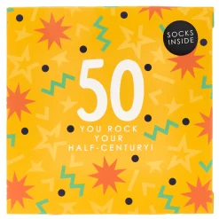 50 You Rock Your Half-Century Socks