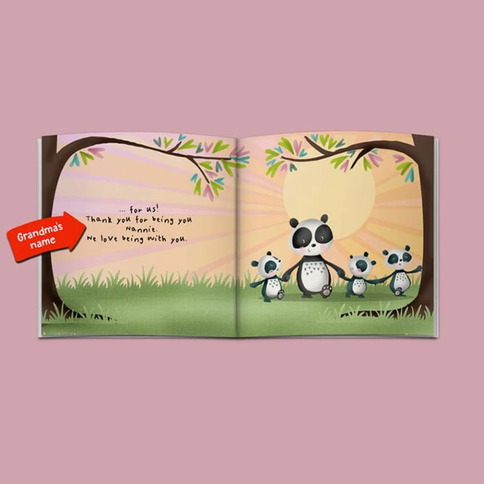 A Book To Read At Your House for Grandmothers Personalised Book