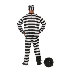 Adult Convict Fancy Dress Costume