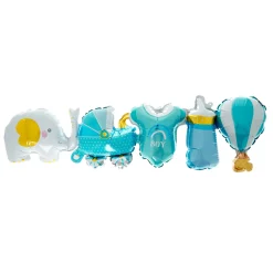 Air-Fill Foil Balloon Baby Banner - Boy