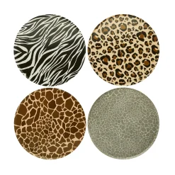 Animal Print Paper Plates - Pack of 8