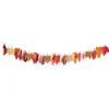Autumnal Leaf Card Garland 2m