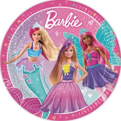 Barbie Birthday Party Tableware & Decorations Bundle - 16 Guests