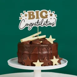 Big Congratulations Card Cake Topper