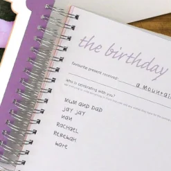 Birthday Year Book - For every year...