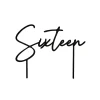 Black Sixteen Acrylic Cake Topper