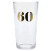 Blue & Gold 60th Birthday Pint Glass