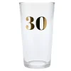 Blue & Gold 30th Birthday Pint Glass