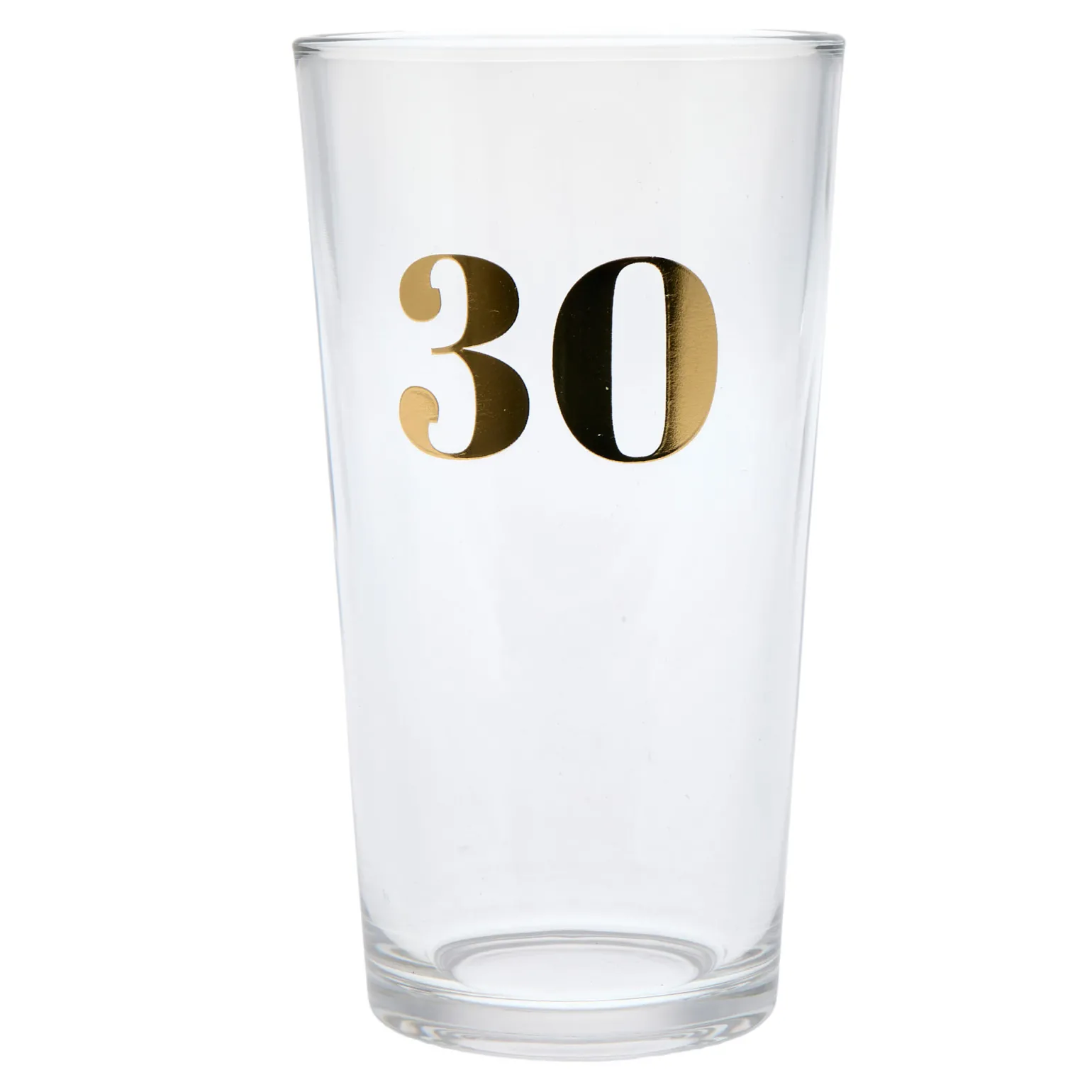 Blue & Gold 30th Birthday Pint Glass