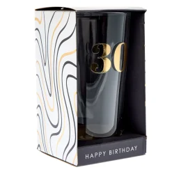 Blue & Gold 30th Birthday Pint Glass