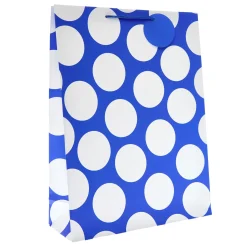 Blue Patterned Gift Bags - Multipack of 3