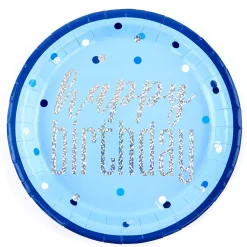 Blue 13th Birthday Party Tableware & Decorations Bundle