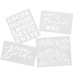 Bride To Be Stencil Set - Pack of 4