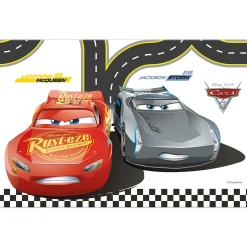 Cars 3 Party Tableware & Decorations Bundle - 16 Guests
