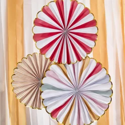 Circus Fan Decorations - Pack of 3