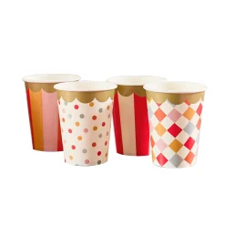 Circus Paper Cups - Pack of 8