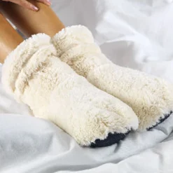 Cozy Boots Microwavable Slippers Fits Size 3-7