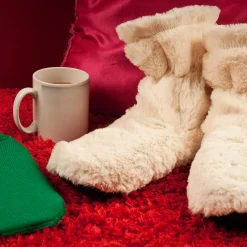 Cozy Boots Microwavable Slippers Fits Size 3-7