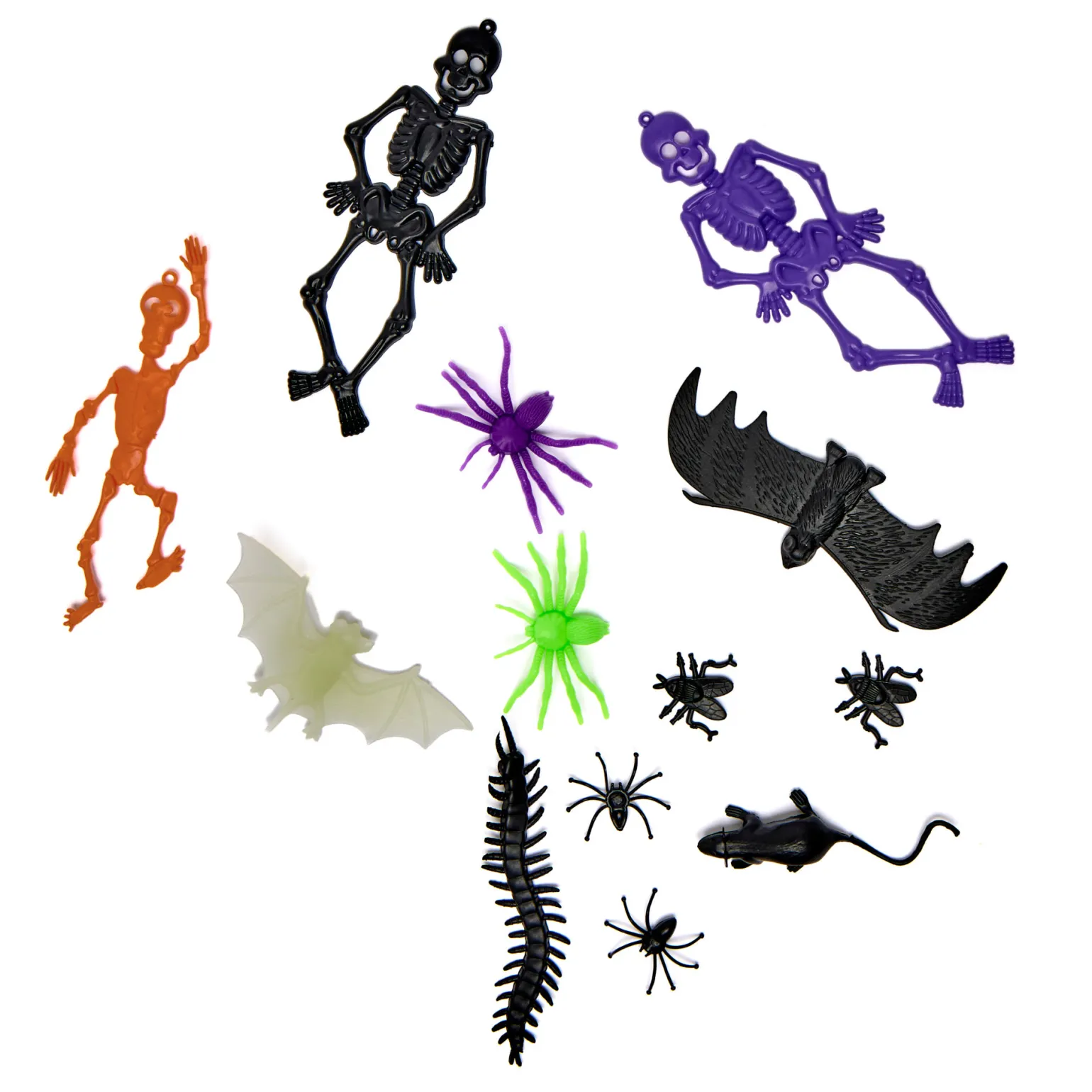 Creepy Bugs & Skeletons - Pack of 40