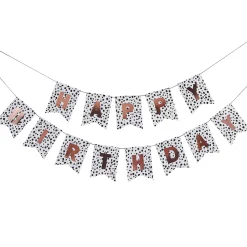 Dalmatian Happy Birthday Flag Card Banner 2m