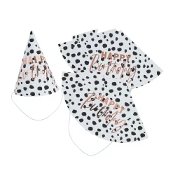 Dalmatian Happy Birthday Party Hats - Pack of 10