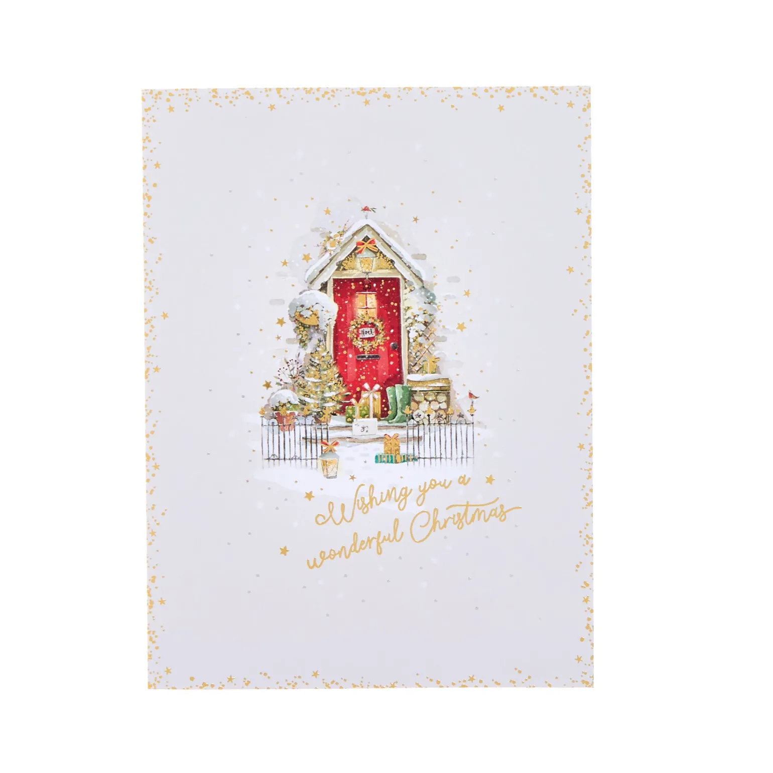 Deluxe Red Door & Postbox Charity Christmas Cards - Pack of 10 (2 Designs)