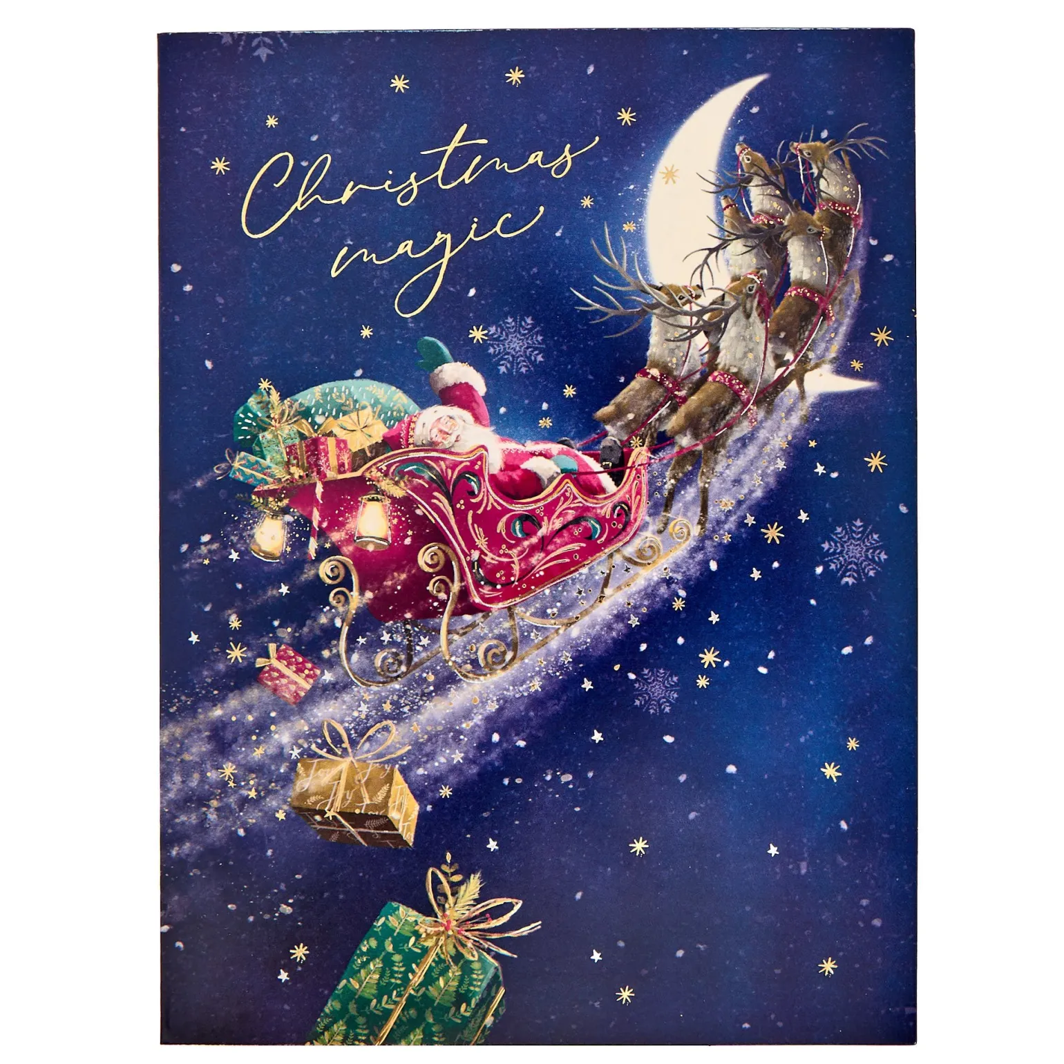 Deluxe Santa Charity Christmas Cards - Pack of 10 (2 Designs)
