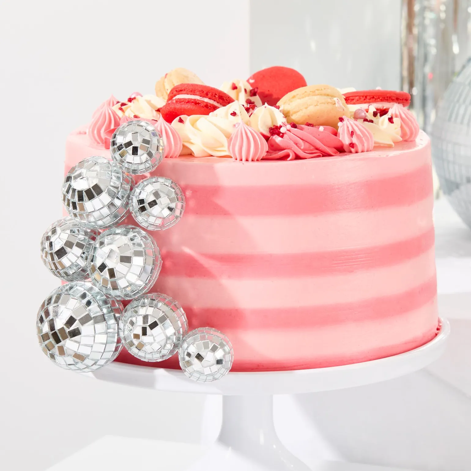 Disco Ball Food Decorations - Pack of 8