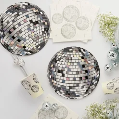 Disco Paper Plates - Pack of 8