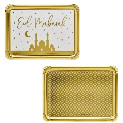 Eid Mubarak Card Platters - Pack of 2