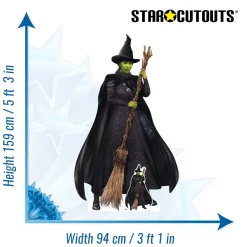Elphaba Wicked Witch Green Cardboard Cutout
