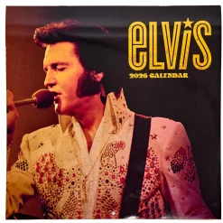 Elvis 2026 Square Wall Calendar