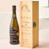 Engraved Wooden Box With Luxury Prosecco - Wedding Rings