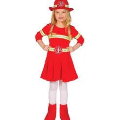 Firefighter Girl Children's Fancy Dress Costume