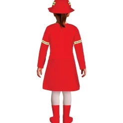 Firefighter Girl Children's Fancy Dress Costume