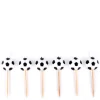 Football Birthday Party Candles - Pack Of 6