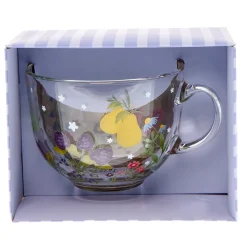 Fruit Fayre Enjoy The Little Things Floral Glass Mug In A Box