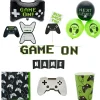 Game On Party Tableware & Decorations Bundle - 8 Guests