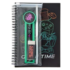 Gamer A5 Notebook & Pencil Case