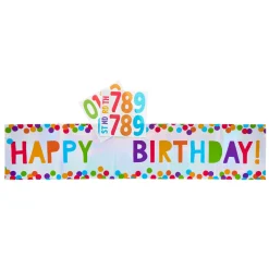 Giant Customisable Happy Birthday Banner