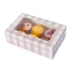 Gingham 6-Piece Cupcake Box