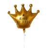 Gold Crown King Of Dads 35-Inch Foil Balloon