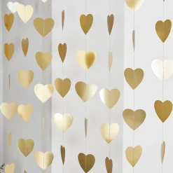 Gold Heart Backdrop