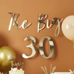 Gold The Big Milestone Customisable Card Banner