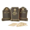 Gravestone Customisable Signs - Pack of 3